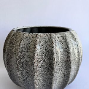 Cachepô de Cerâmica Esmaltada Esférica Quail