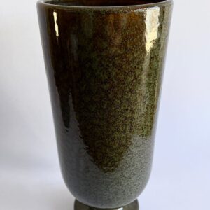 Cachepô de Cerâmica Esmaltada Taça Alta Aladim