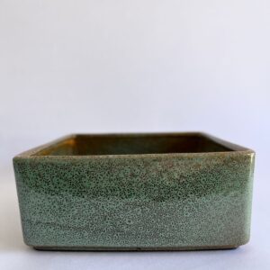 Cachepô de Cerâmica Esmaltada Quadrado Aladim