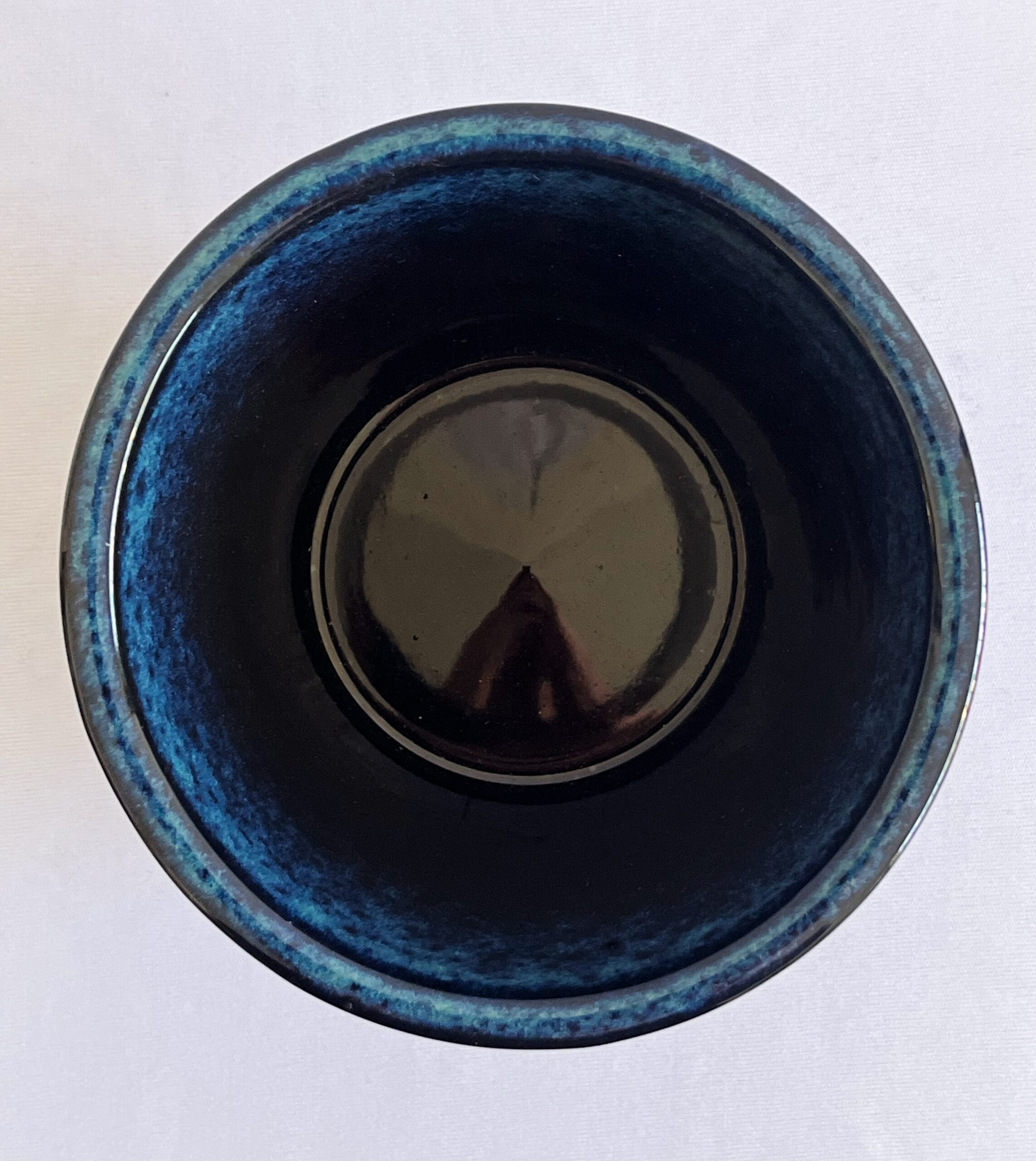 Cachepô de Cerâmica Esmaltada Acqua Esuro Liso - Imagem 4