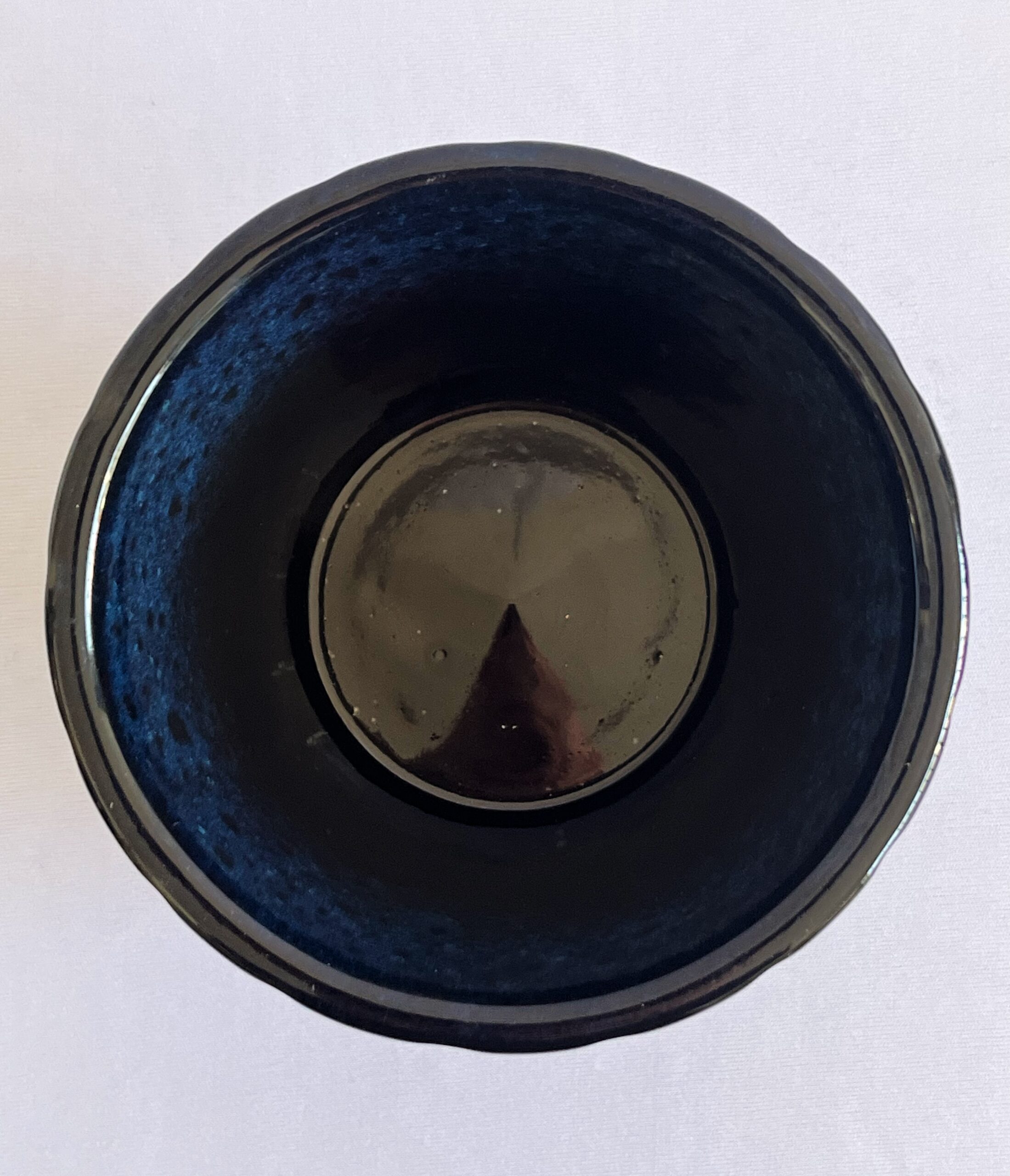 Cachepô de Cerâmica Esmaltada Acqua Esuro Chevron - Imagem 3