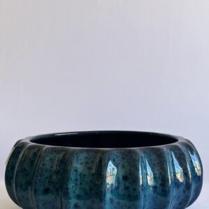 Cachepô de Cerâmica Esmaltada Cuia Acqua Esuro Moranga