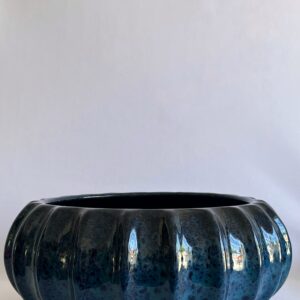 Cachepô de Cerâmica Esmaltada Cuia Acqua Esuro Moranga