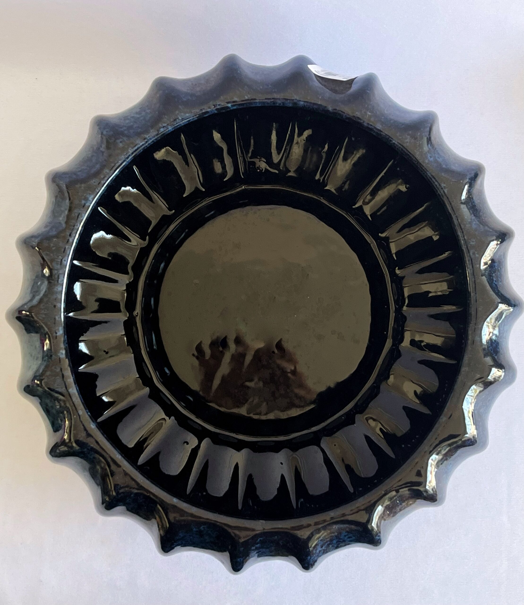 Cachepô de Cerâmica Esmaltada Cuia Acqua Esuro Moranga - Imagem 3