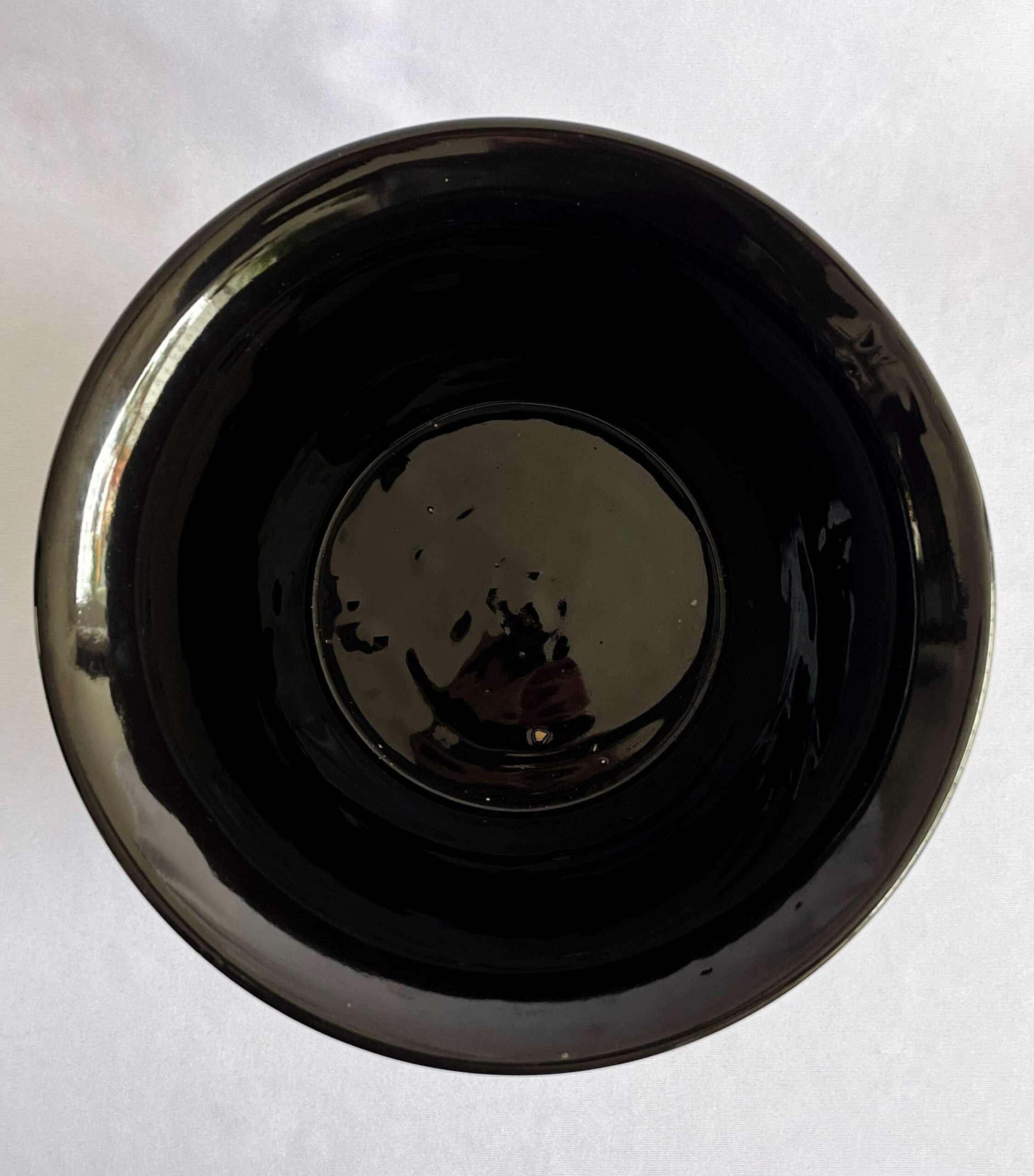 Cachepô de Cerâmica Esmaltada Curves Preto - Imagem 4