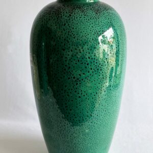 Vaso de Cerâmica Esmaltada Turquesa Decorativo