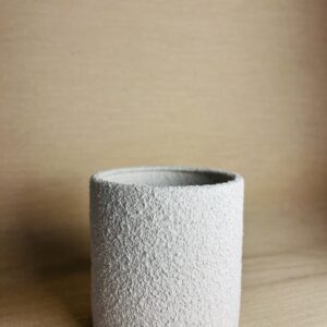 Cachepô Cilíndrico G Boucle Branco
