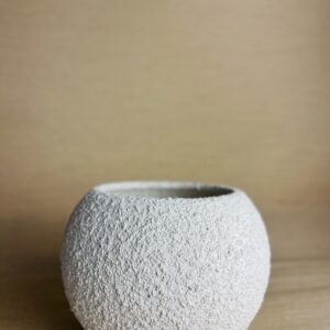 Cachepô Esférico P Bouclê Branco