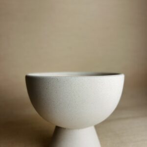 Cachepô Taça Esférica M White-Fendi